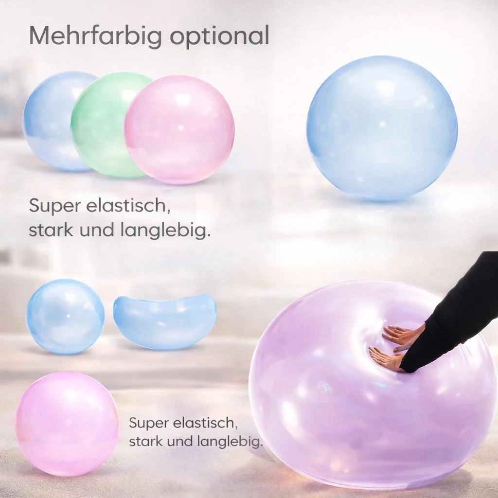 Opblaasbare Speelbal XXL | Kleurrijke Gummibal voor Kinderen | BlubberBall