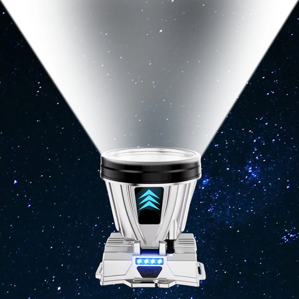 LuxeBeam LED Hoofdlamp | Verlicht je pad met een ultra heldere en duurzame lichtbron voor nachtelijke avonturen.