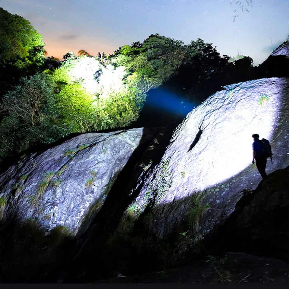 LuxeBeam LED Hoofdlamp | Verlicht je pad met een ultra heldere en duurzame lichtbron voor nachtelijke avonturen.