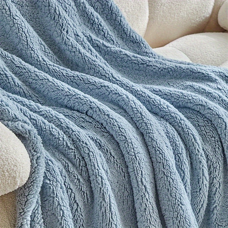 Ultra Zachte Sherpa Fleece Deken – Warme en Comfortabele Knuffeldeken voor Thuis