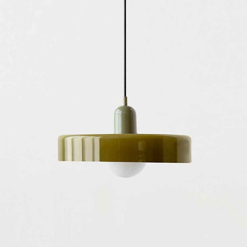 Bauhaus Gekleurde Glazen Hanglamp voor Moderne Interieurs