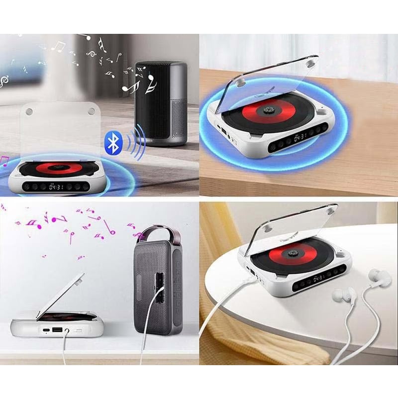 Draagbare CD-speler - Bluetooth | Hi-Fi Geluid | Meerdere Kleuren
