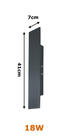 Waterdichte LED Strip - Buitenwandlamp IP65