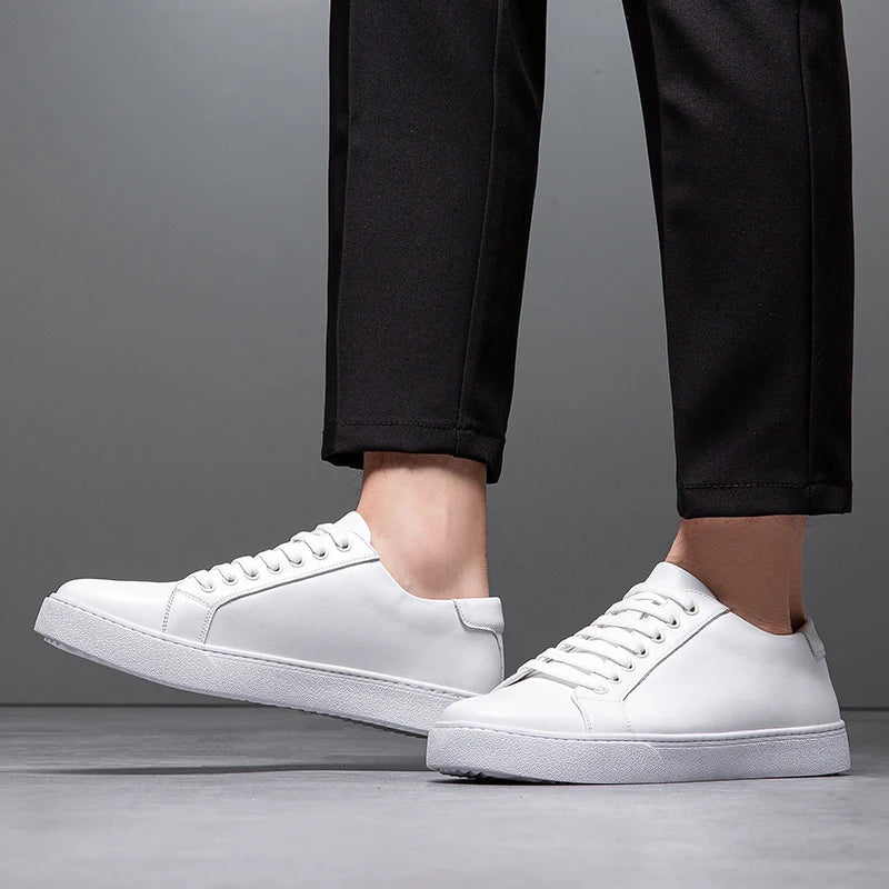 Leren Sneakers Heren - Stijl & Comfort - David™