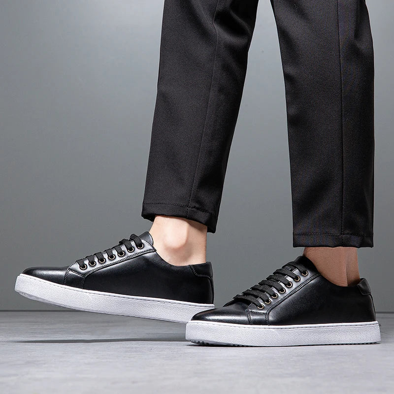 Leren Sneakers Heren - Stijl & Comfort - David™