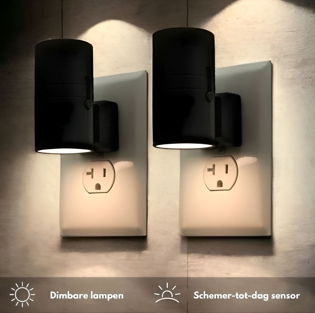 SoftGlow Wandlamp | Instelbaar dimlicht en met sensor