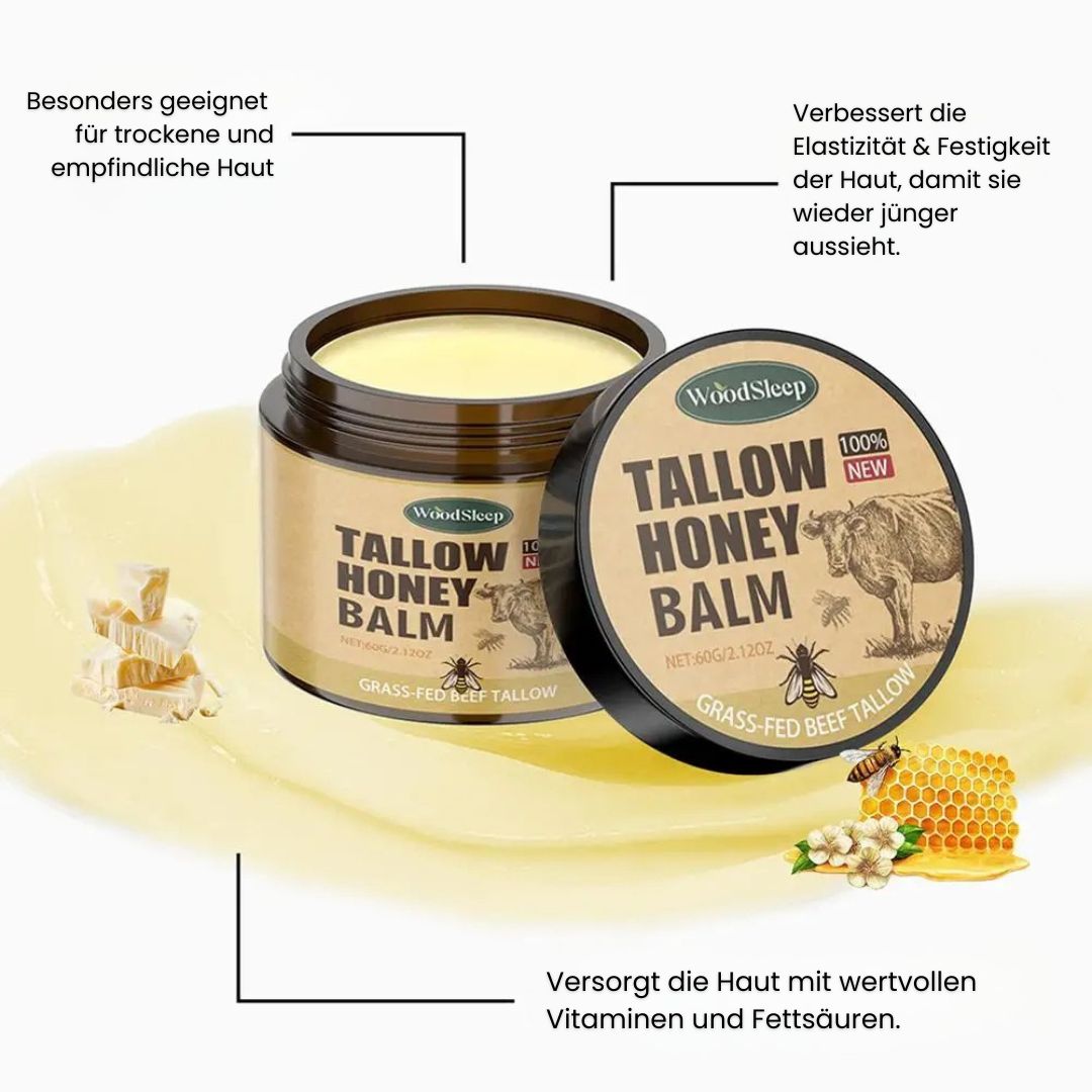 Rundvet Crème | Crème voor natuurlijke huidverzorging | Hydratatiecrème voor gezicht en lichaam | TallowPure