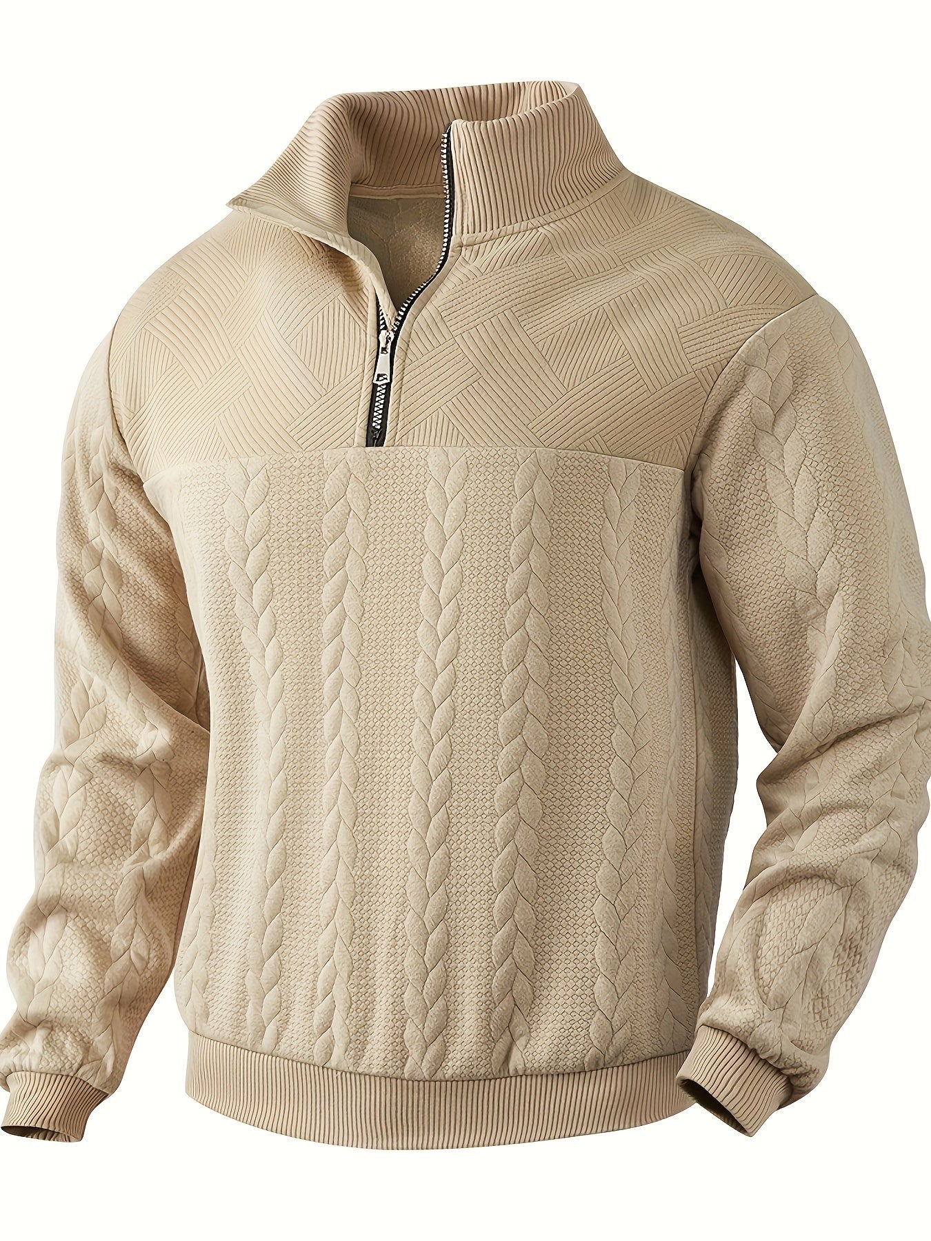 Vintage Herenpullover met Rits – Victor