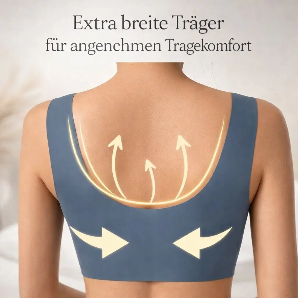 BH zonder beugels | Comfortabele Naadloze Push Up BH | Komfina
