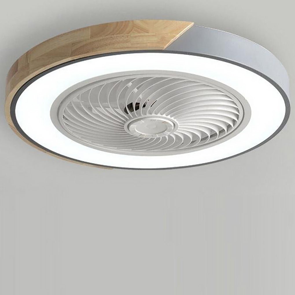Moderne LED Plafondventilator Zonder Frame – Elegante en Stille Koeling met Afstandsbediening
