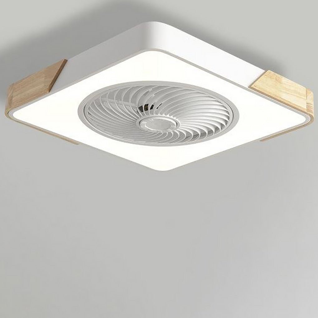 Moderne LED Plafondventilator Zonder Frame – Elegante en Stille Koeling met Afstandsbediening