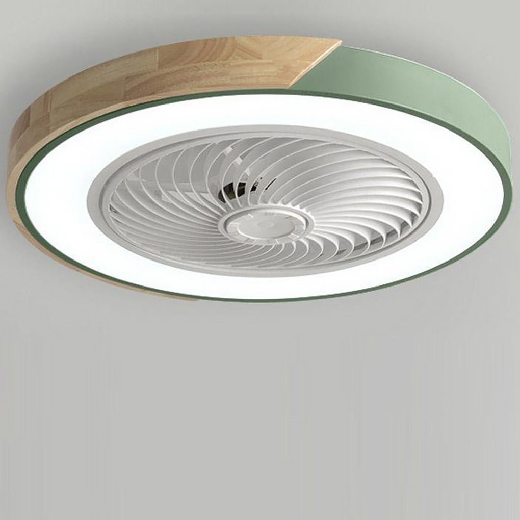 Moderne LED Plafondventilator Zonder Frame – Elegante en Stille Koeling met Afstandsbediening