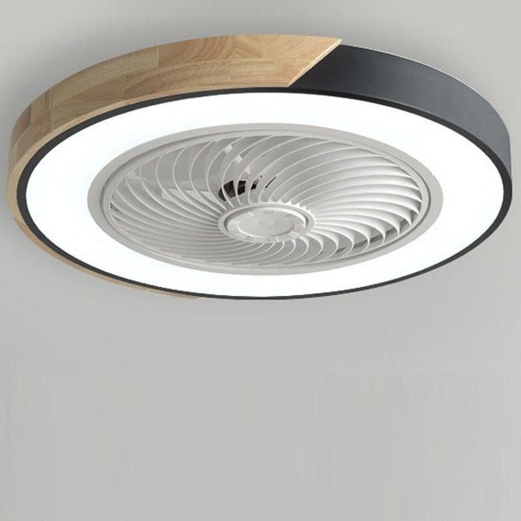 Moderne LED Plafondventilator Zonder Frame – Elegante en Stille Koeling met Afstandsbediening