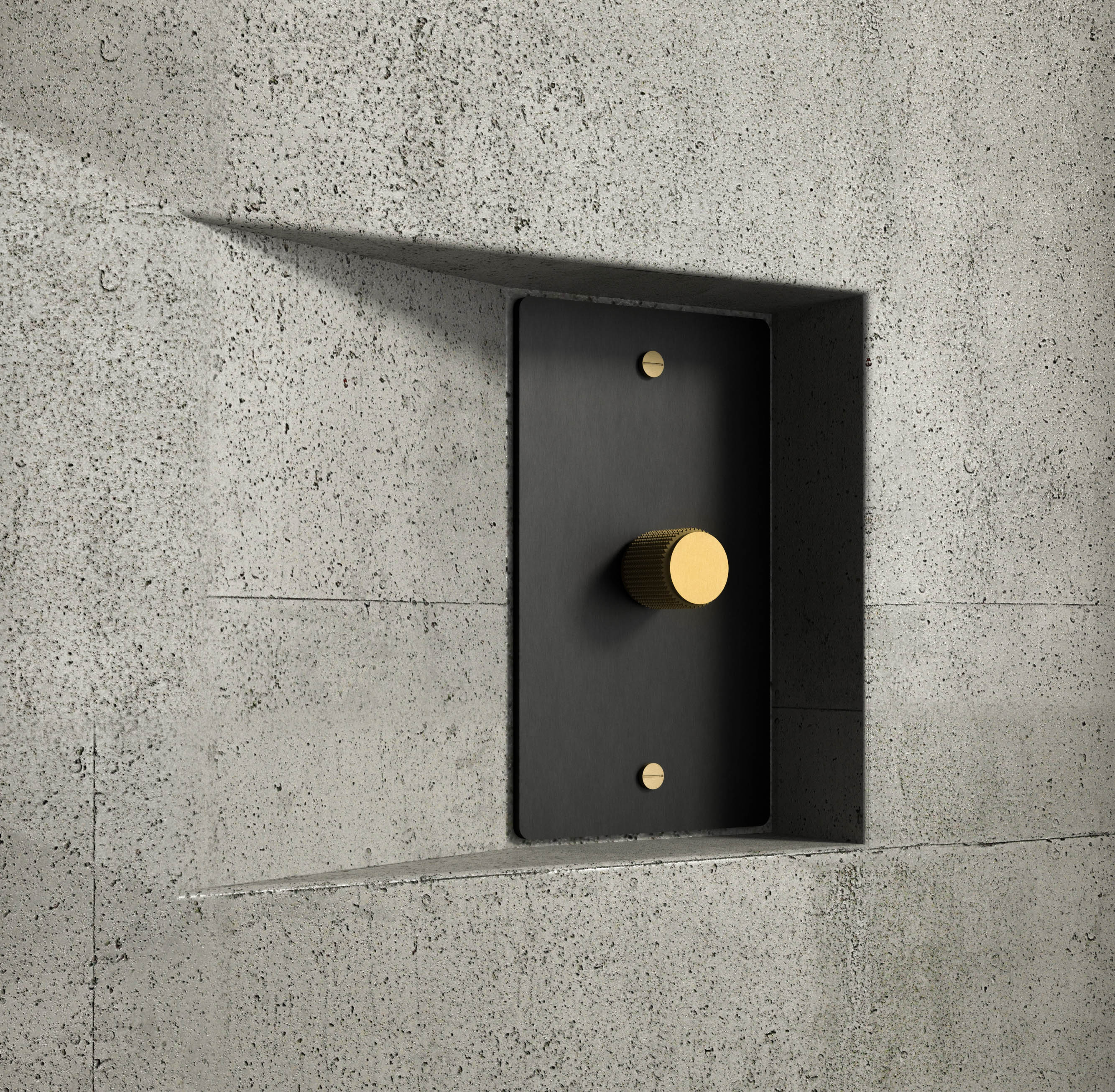 Messing Dimmer Schakelaar