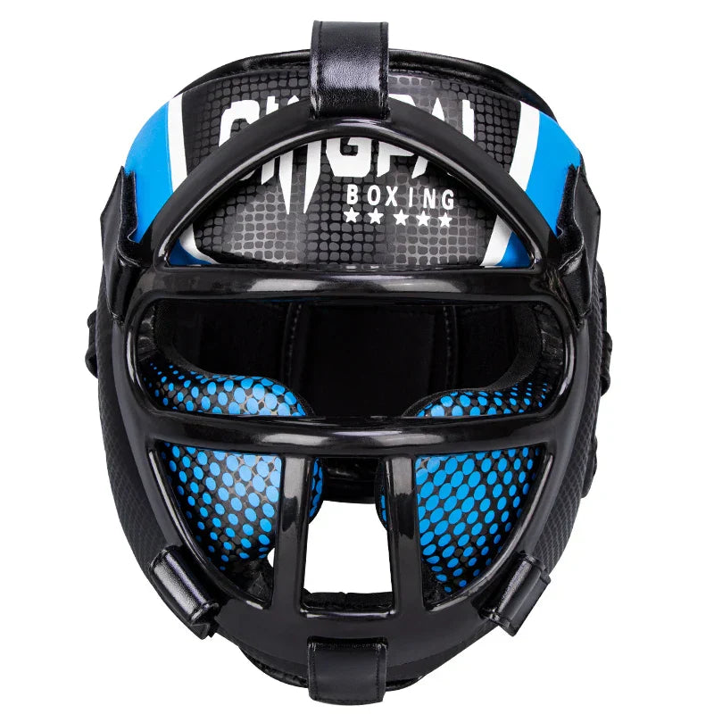 Premium Hoofdbeschermer met Gezichtsbeschermmasker – FightGuard