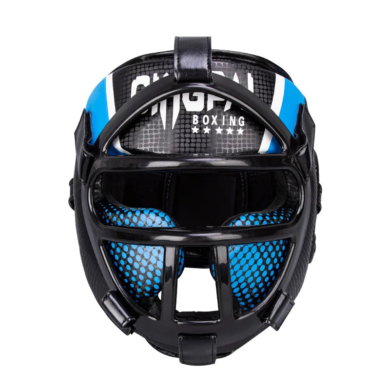 Premium Hoofdbeschermer met Gezichtsbeschermmasker – FightGuard