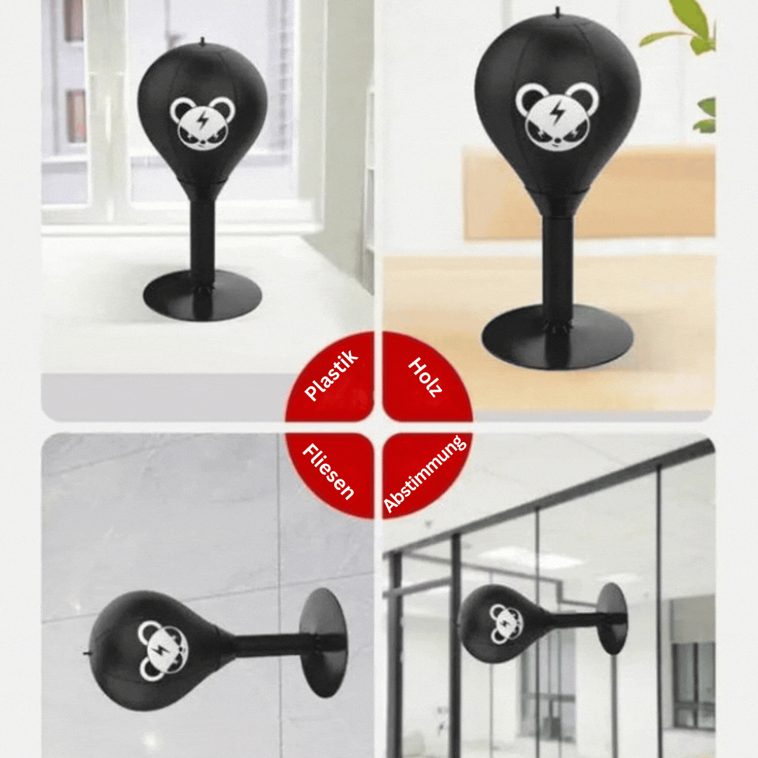 Boxbal met sterke zuignapbasis – PowerStrike