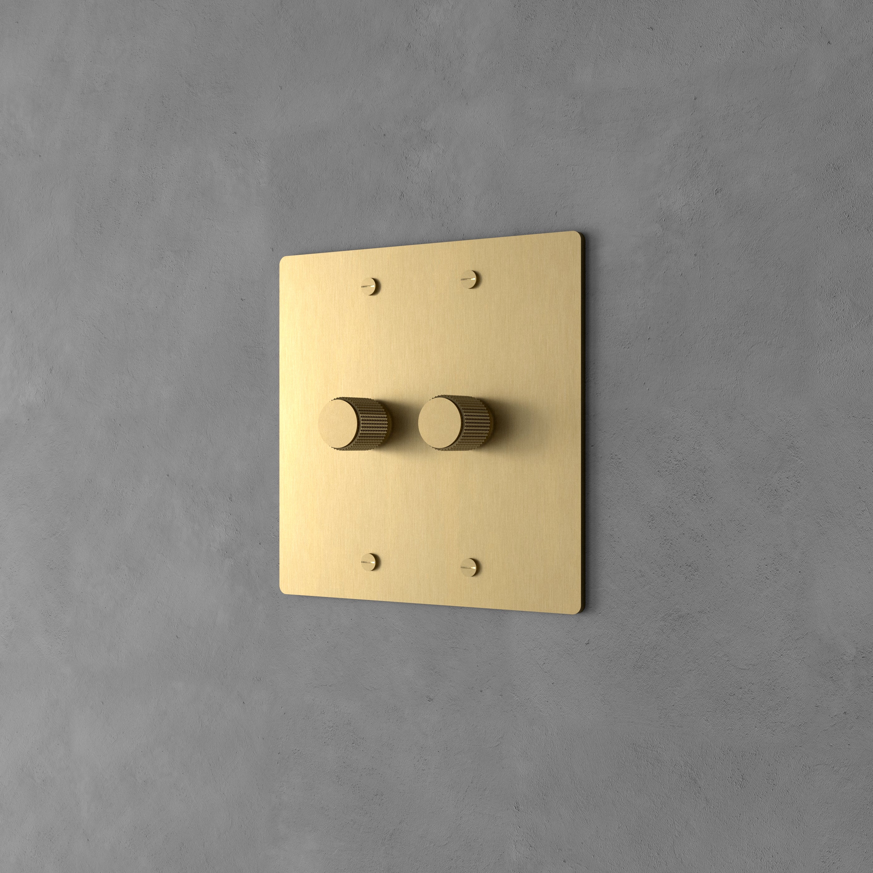 Messing Dimmer Schakelaar