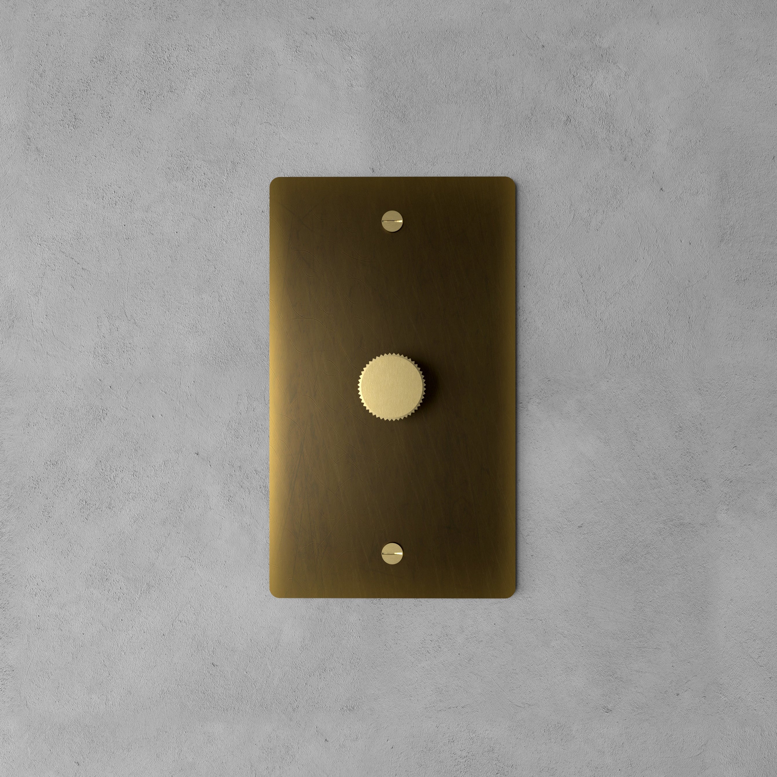 Messing Dimmer Schakelaar