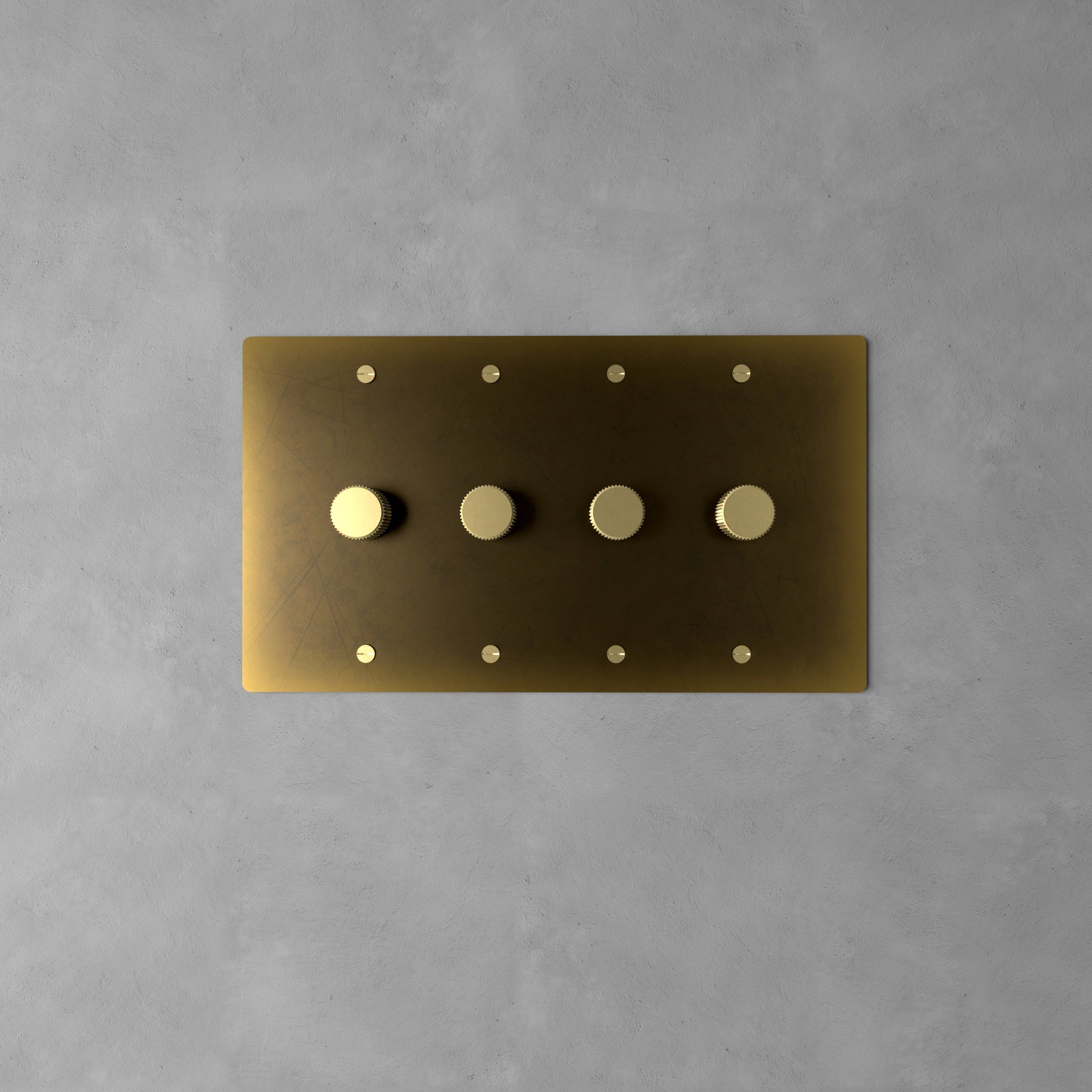 Messing Dimmer Schakelaar