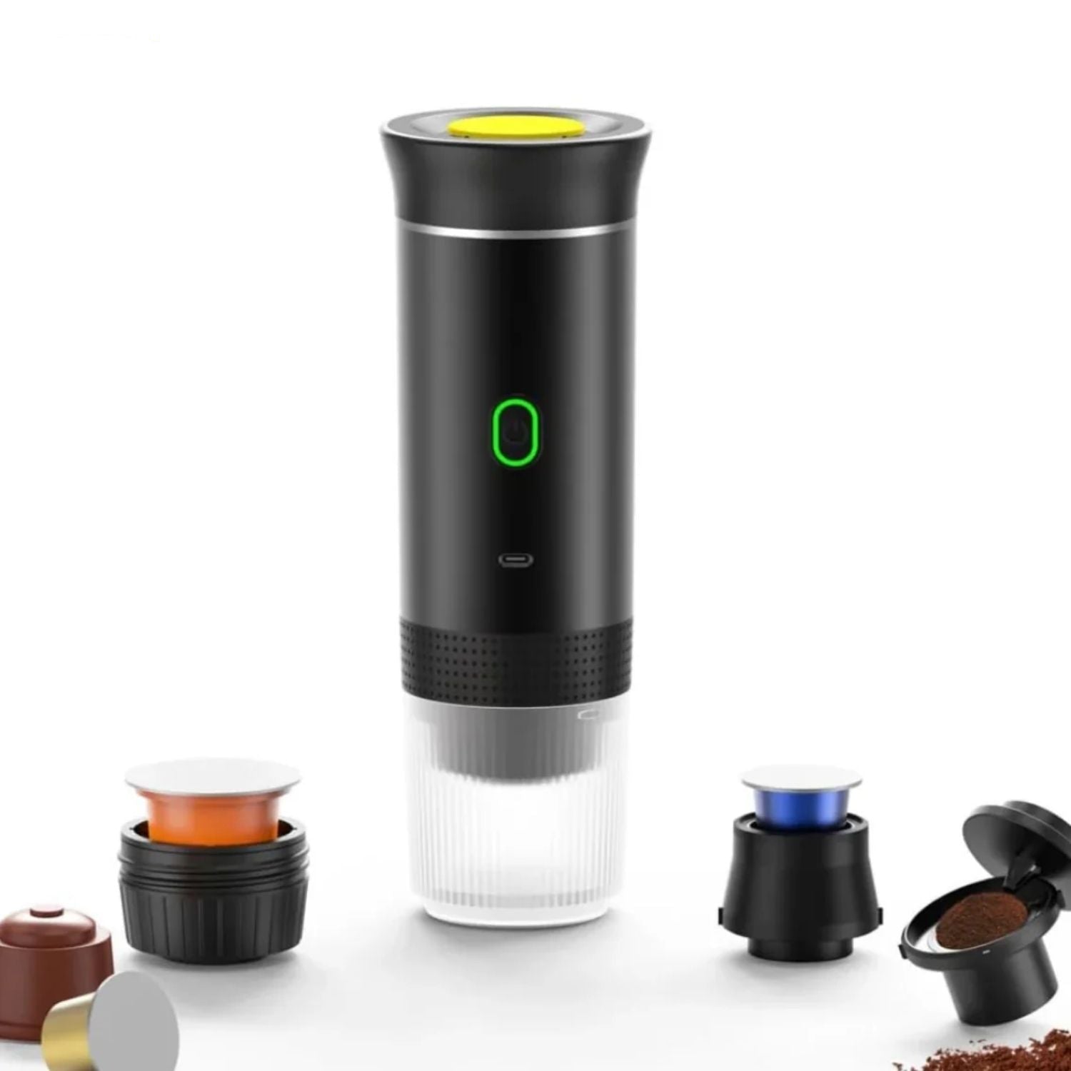 CaféÉlite Luxe 3-in-1 | Draagbare espressomachine voor perfecte koffiebeleving