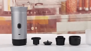 CaféÉlite Luxe 3-in-1 | Draagbare espressomachine voor perfecte koffiebeleving