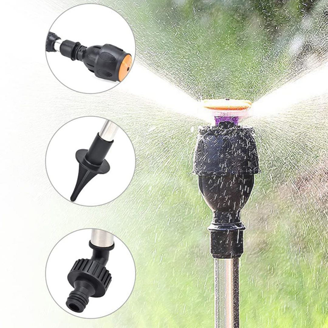 AquaLux 360º Irrigatiestatief | Efficiënte besparing en krachtige druk met cadeau