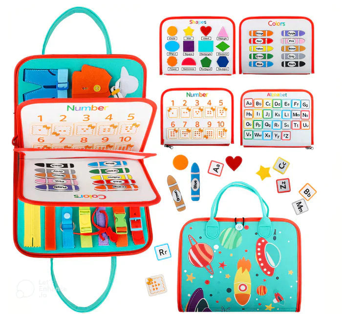Montessori Luxe Drukbord | Elegante leerervaring voor creatieve ontwikkeling