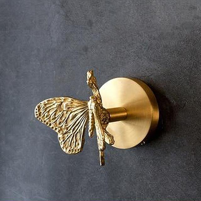 Gouden Messing Wandhaken – Handgemaakte Dierontwerpen voor Stijlvolle Wanddecoratie
