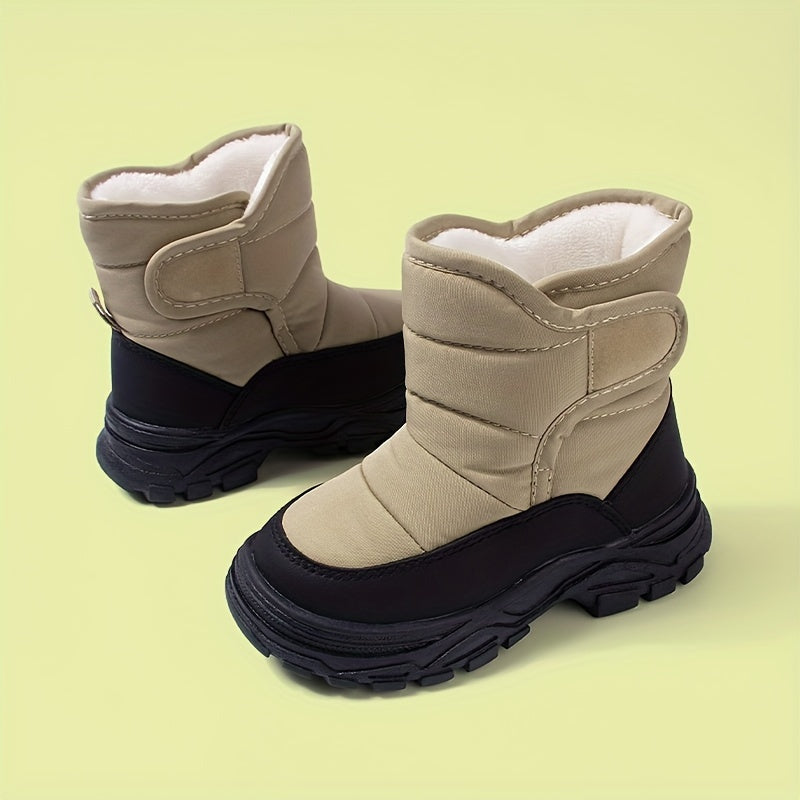 Winterstap Kinder Schneestiefel – Warme Fleecevoering en Antislipzool