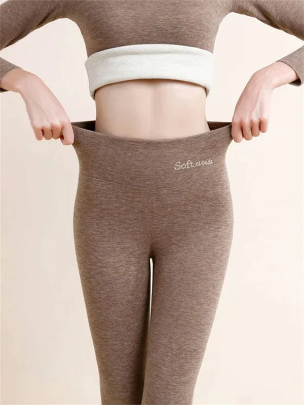 AstraWeave Cashmere-Voering Winter Leggings Voor Gezellige Warmte