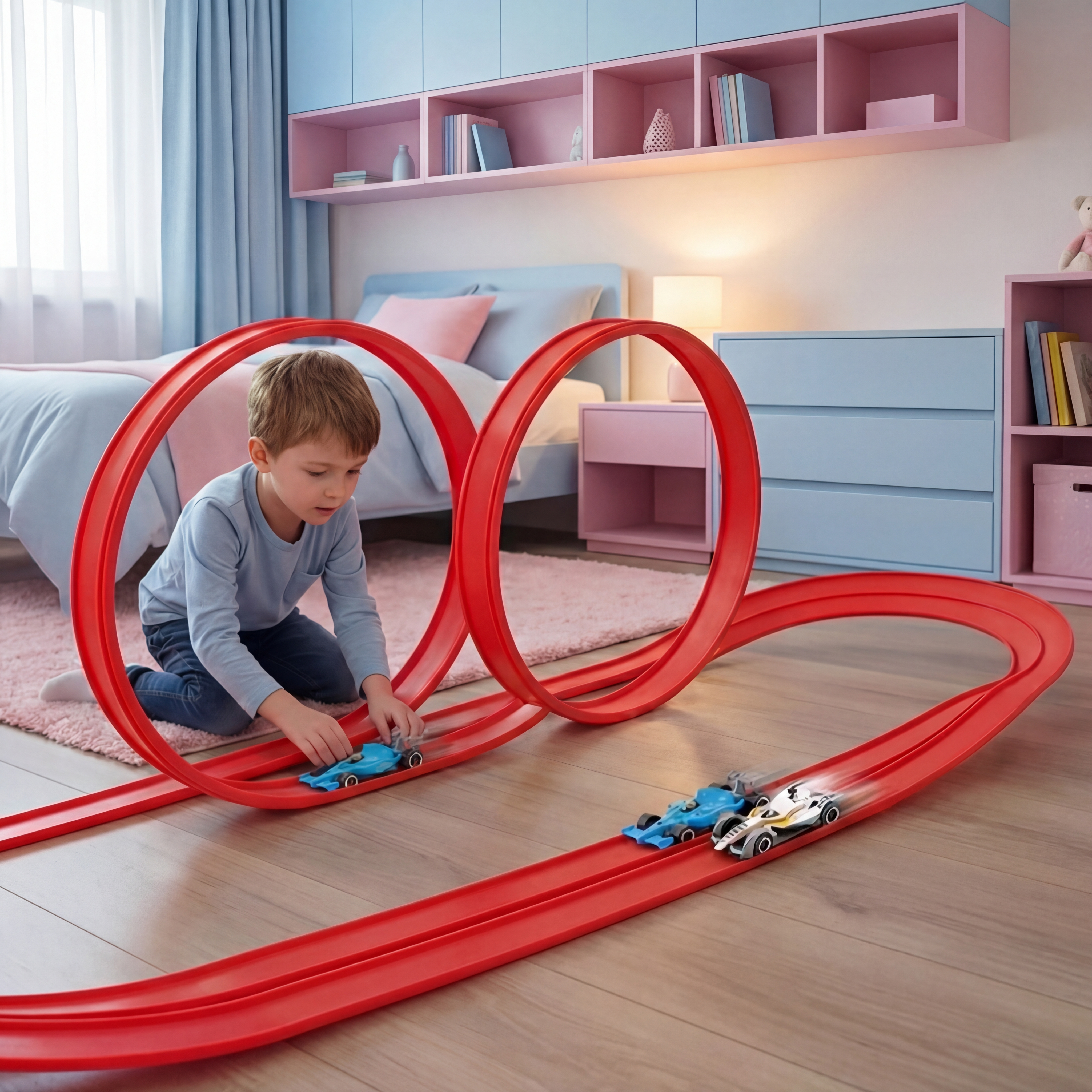 Flexibel Inzetbaar Racebaan Set
