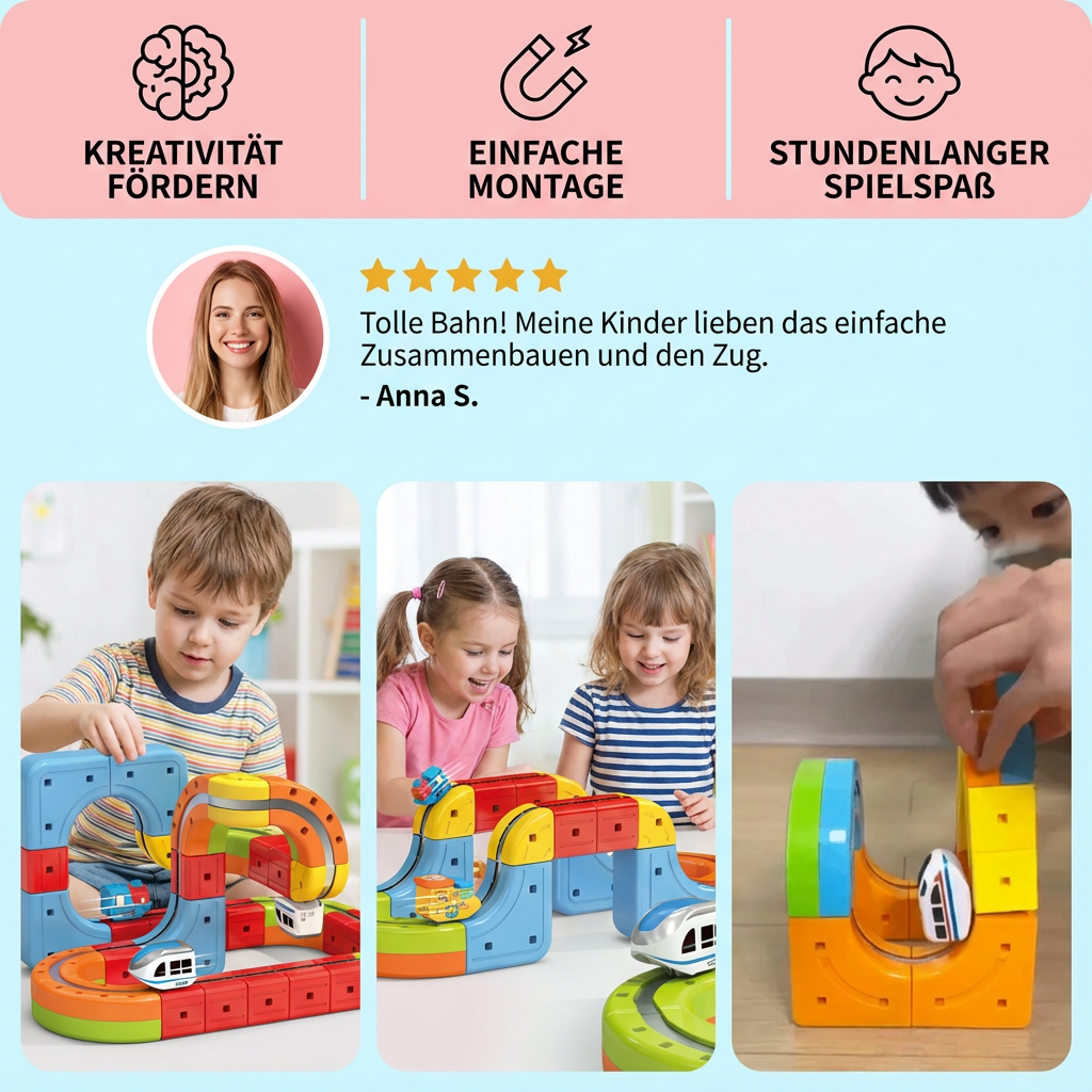 Magnetische Kubustreinset Kinderspeelgoed