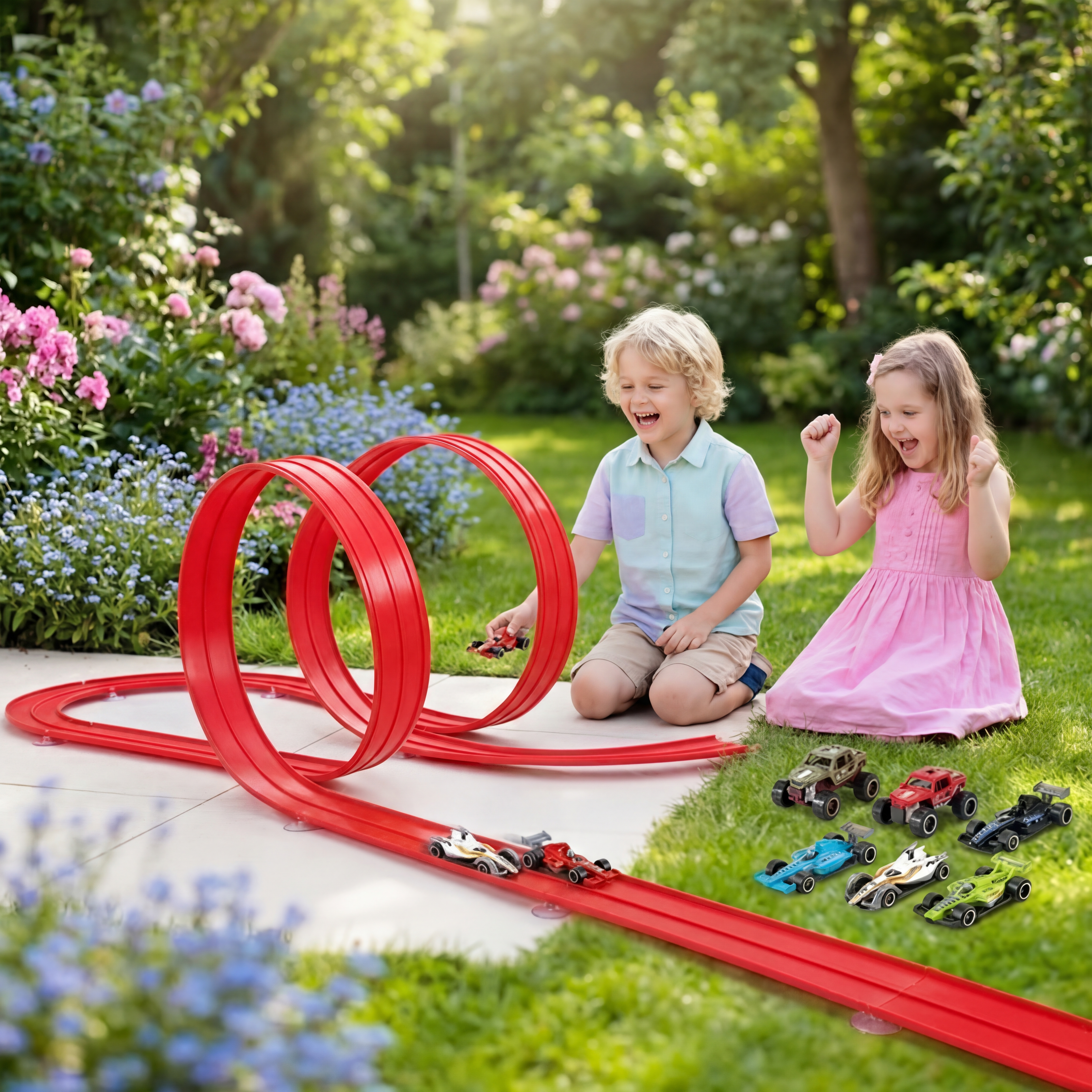 Flexibel Inzetbaar Racebaan Set