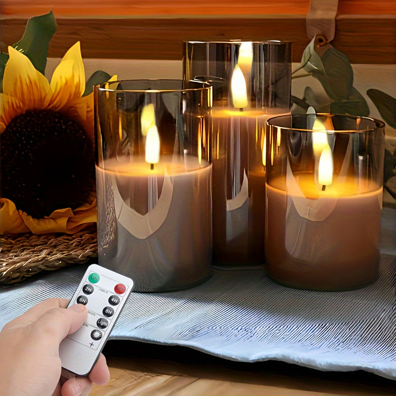 LuxeLumen LED Kaarsenset | Elegante LED kaarsen met afstandsbediening voor sfeervolle ambiance