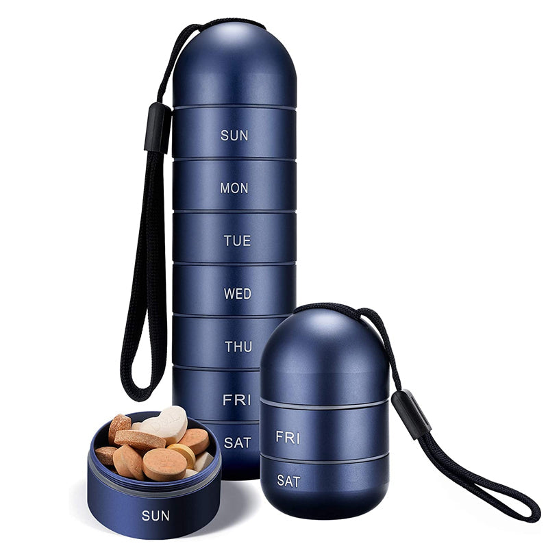 7-Daagse Draagbare Pillendoos voor Reizen