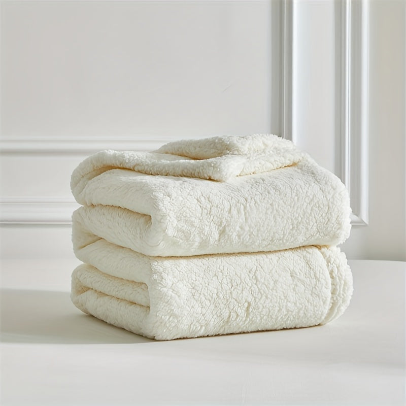 Ultra Zachte Sherpa Fleece Deken – Warme en Comfortabele Knuffeldeken voor Thuis