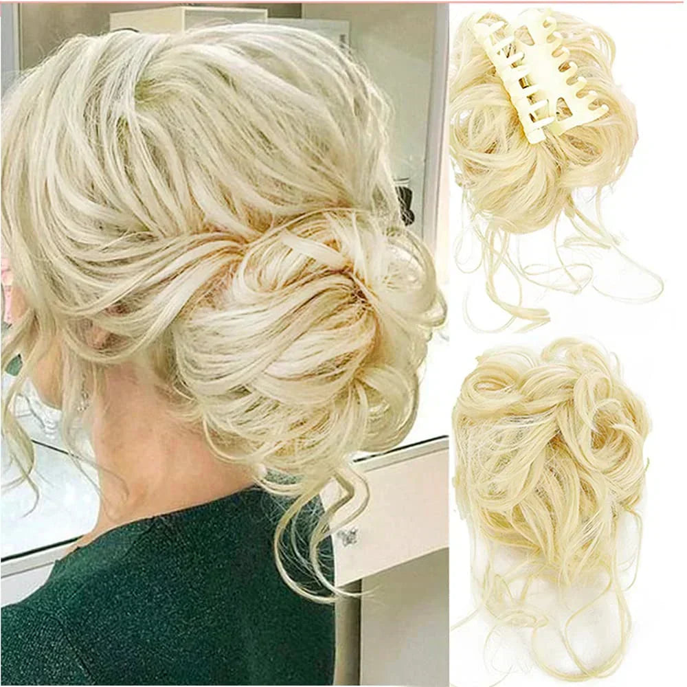 CurlyBun: Direct Gelockt Knot Haar Klem