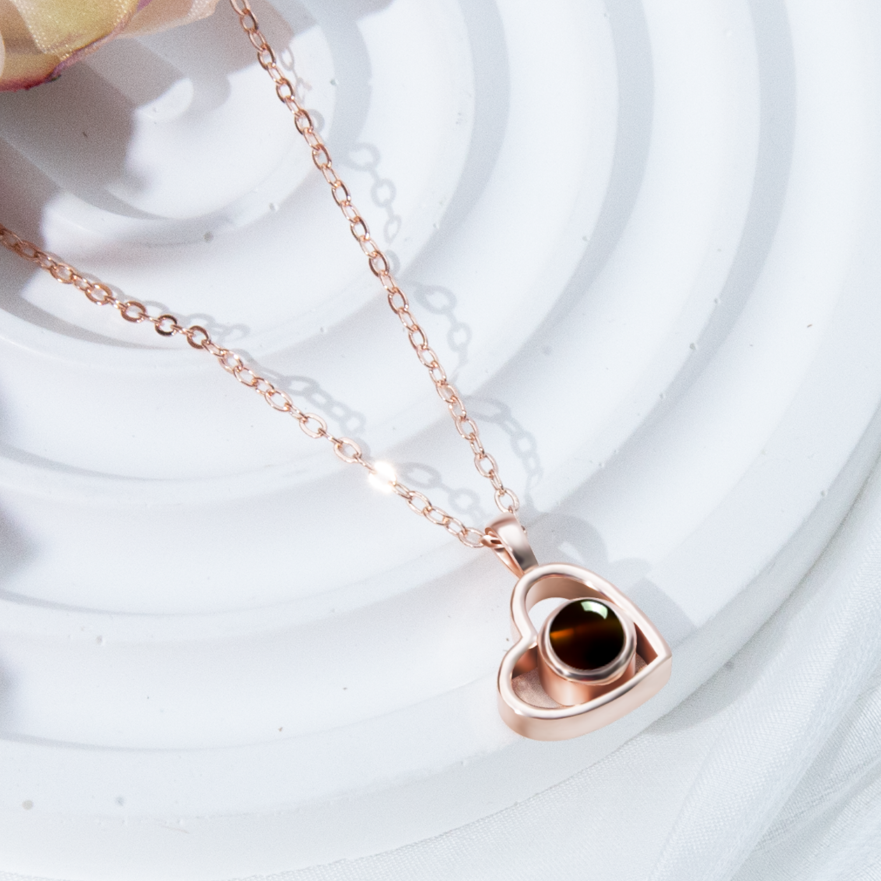 MemoryLens Halsketting | Liefde geprojecteerd, voor altijd weerspiegeld