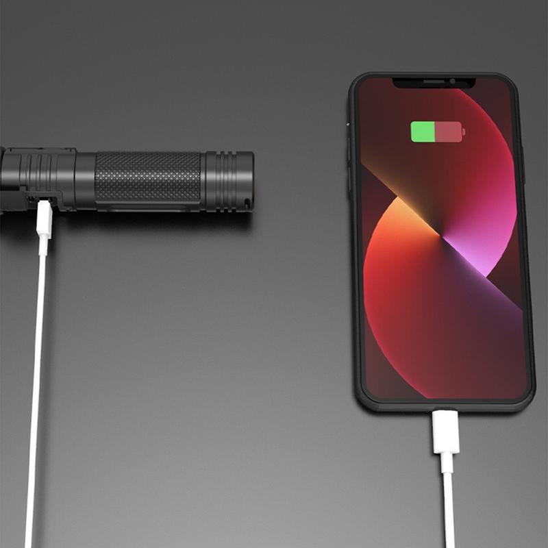 StormBeam Oplaadbare Zaklamp met Telescopische Zoom