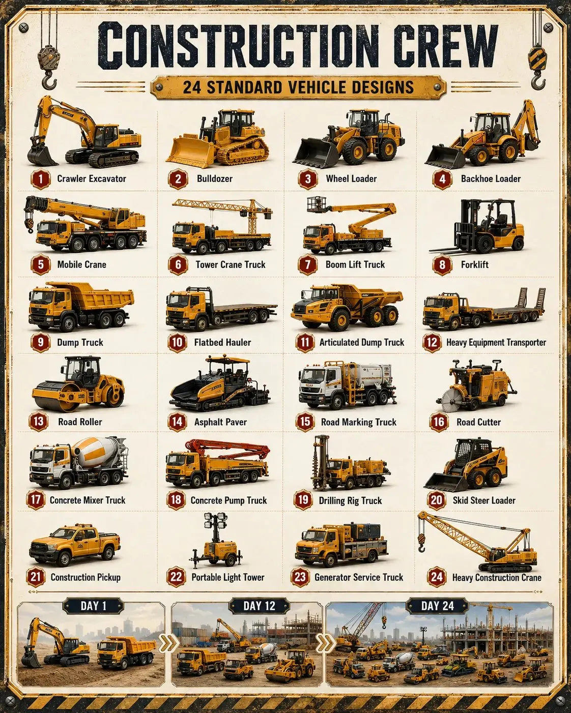 🚧 Bouw de Vloot Collectie 24-Daagse Voertuigen Advent Kalender Serie | ✨ Een Nieuw Avontuur Elke Ochtend