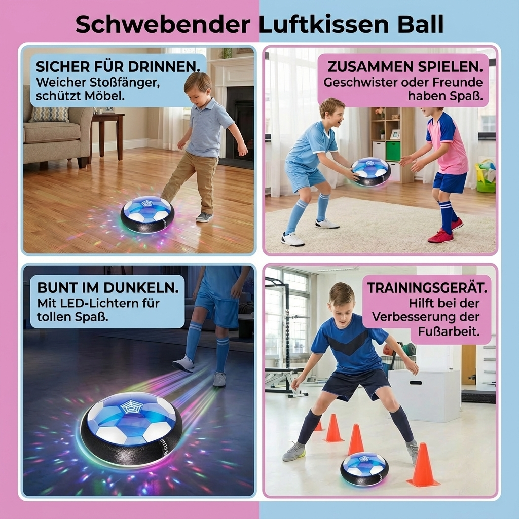Zwevende Luchtkussenbal