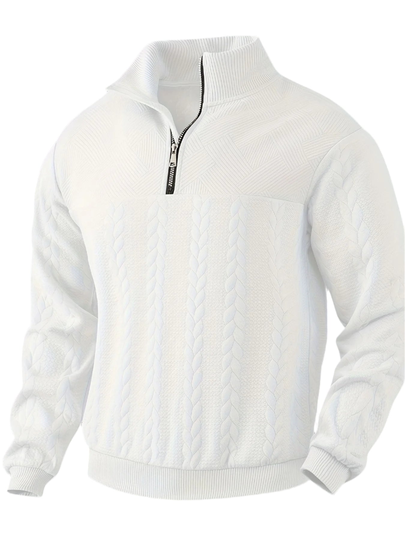 Vintage Herenpullover met Rits – Victor