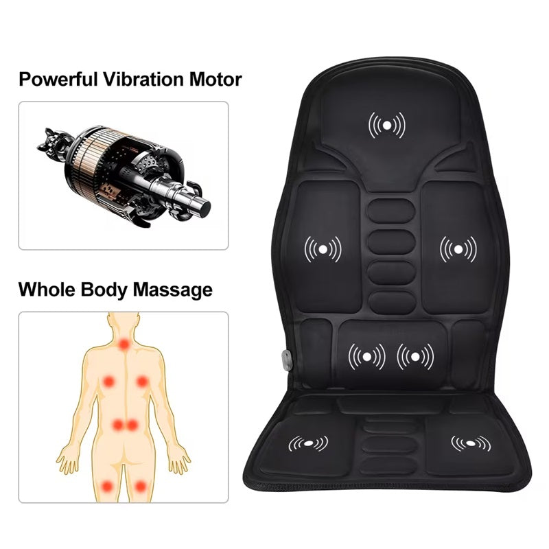 Elektrisch Massage Zitkussen met Warmte – Massagekussen voor Thuis en Auto