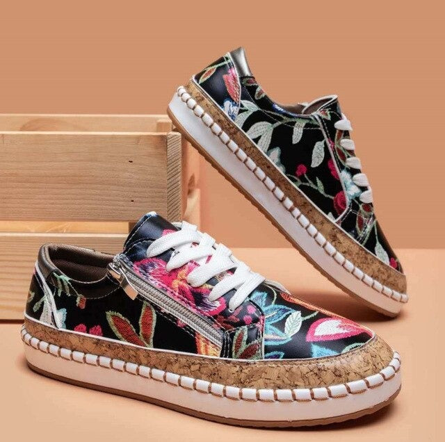 Florale Sneakers Comfort - Santorini Schoenen