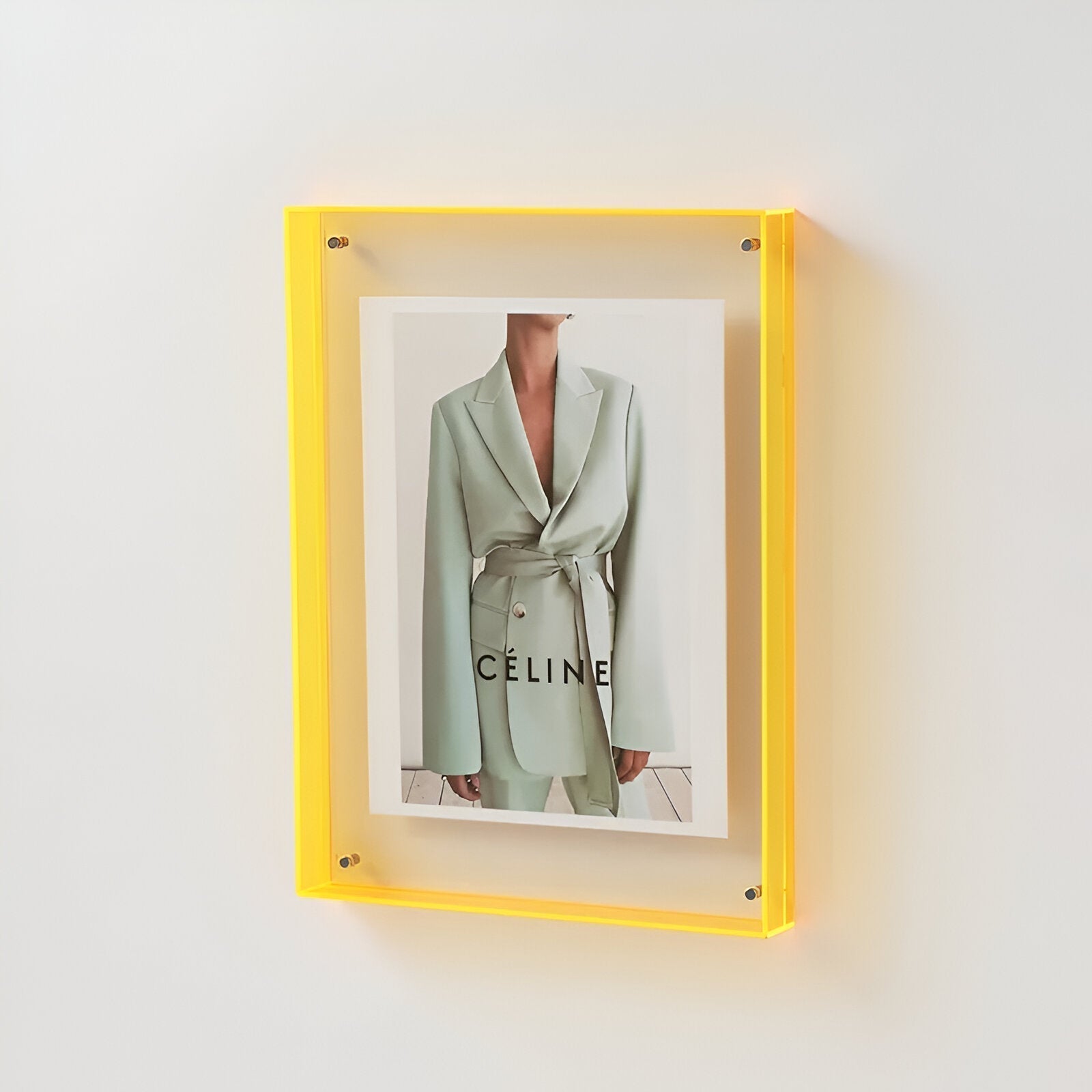 Moderne designlijst van acryl in kleur
