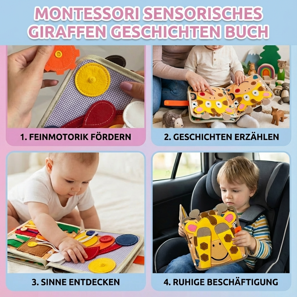 Montessori Sensorisch Giraffen Verhalenboek