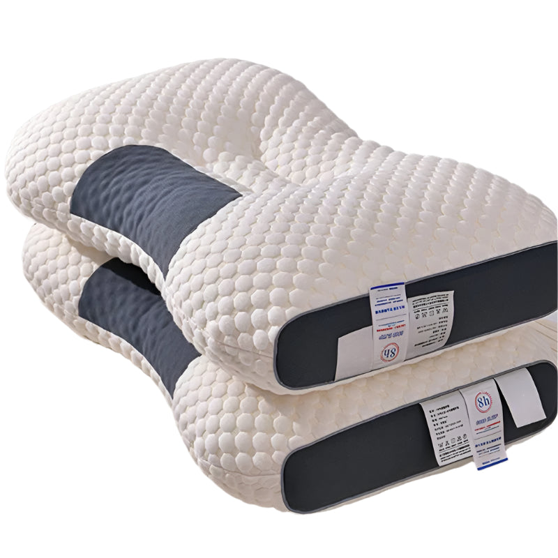 LuxiRest Antibacterieel Massagekussen | Ergonomische Neksteun voor een Verkwikkende Slaap en Ontspanning