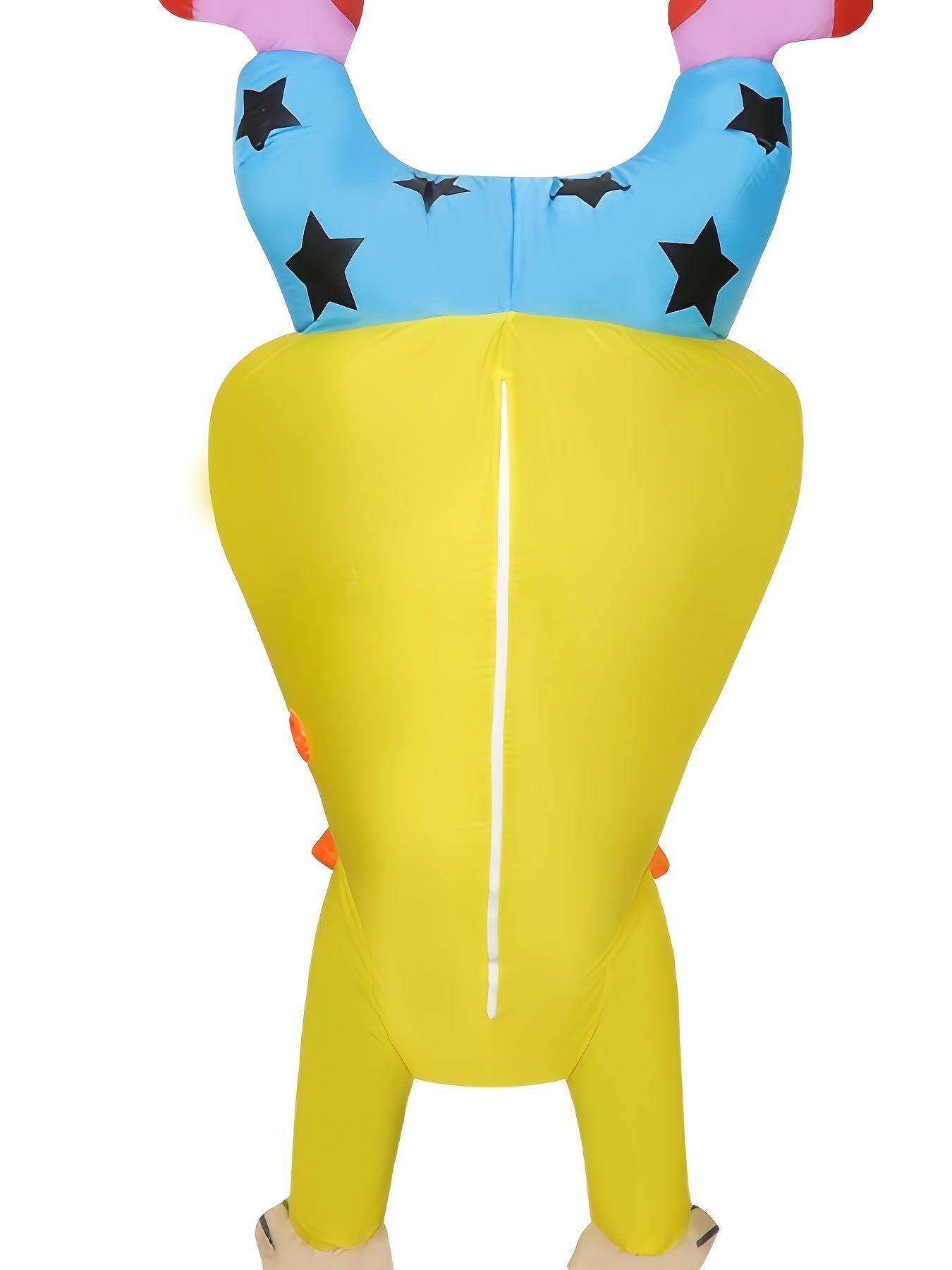 Grappig Opblaasbaar Halloween Clown Kostuum | Volwassen Opblaaspak