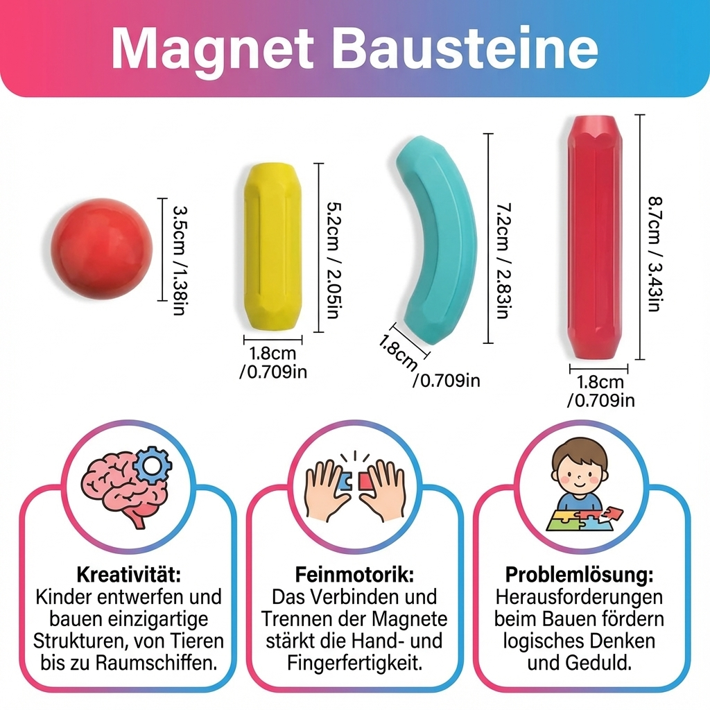 Magnetische Bouwstenen Creatieve Speelset
